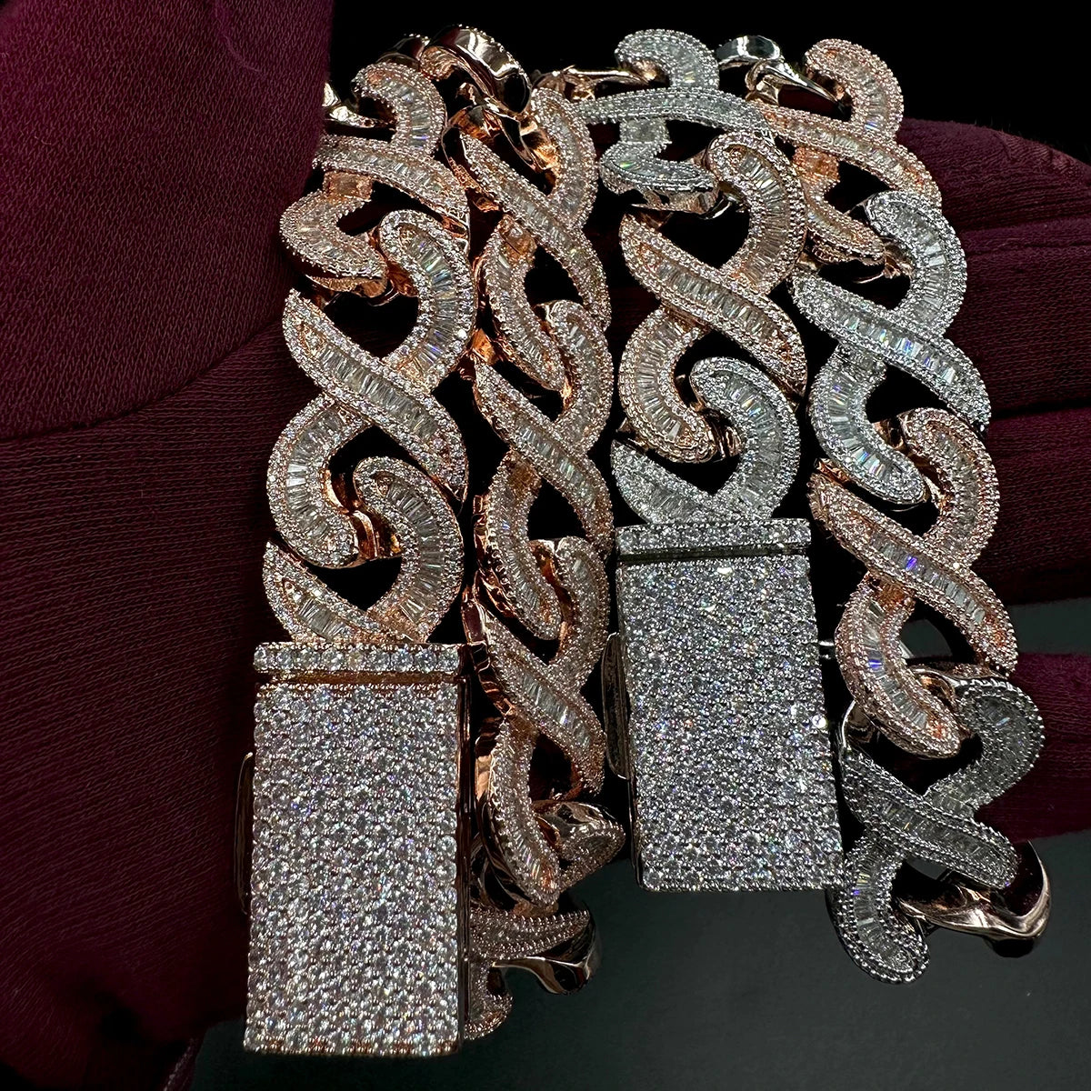 20MM Infinity Link Baguette Choker